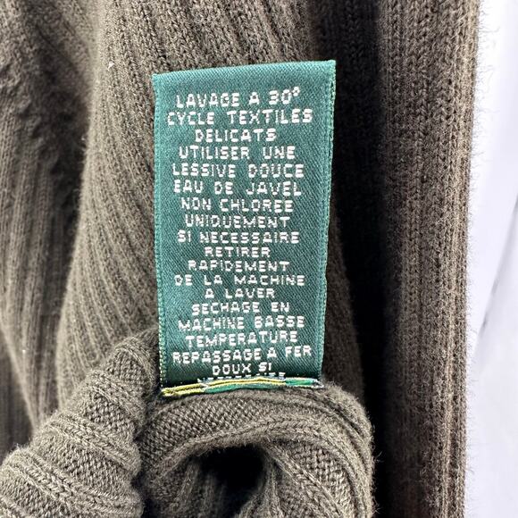 Lauren Ralph Lauren Sweater Women's XL Green Round Neck Knit Stretch Comfort LS - Picture 6 of 7